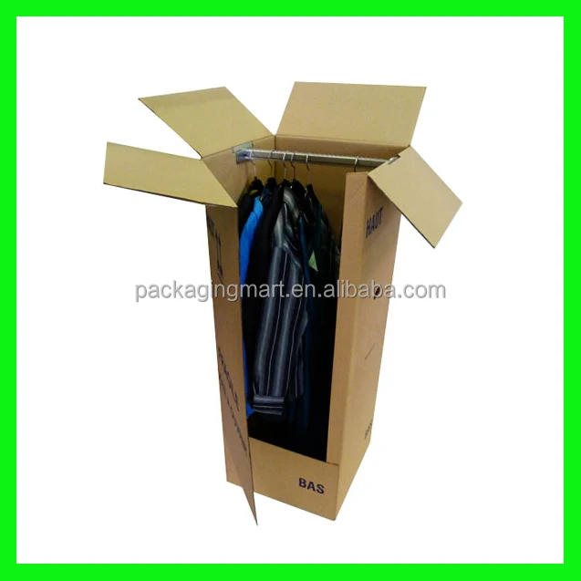 N985 Bedroom Corrugated Cardboard Clothes Box,Small Decorative Wardrobe