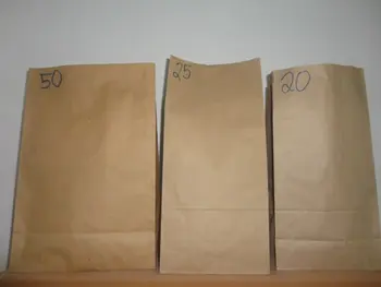 Brown Paper Bag Size Chart