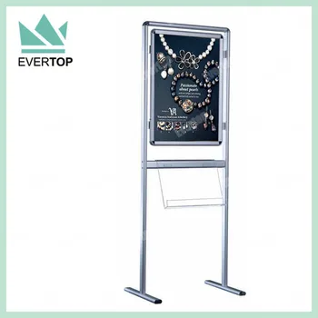 Ts Psp05 Floor Standing Poster Display Stand Snap Frame Poster