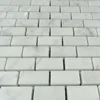 traditional italian White Carara Marble mini brick stone new york bathroom tile Mosaics