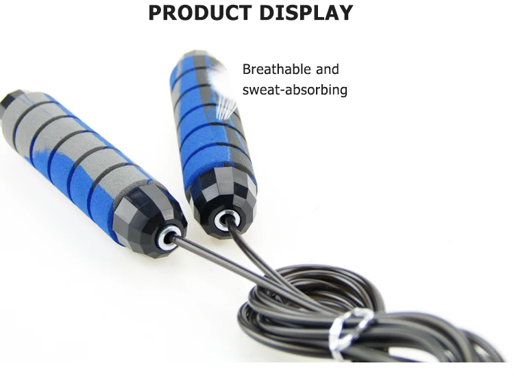 High Guality Weighted Skipping Rope Steel Jump Rope Weighted Skipping
