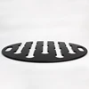 Black Perspex Acrylic Champagne Flute Serving Tray Wine Glasses Champagne Flute Suspension Trays with Handles