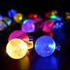 Solar outdoor christmas tree decoration string light garden use wireless led light string