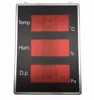 THD Digital flush mount temperature humidity pressure 3 in 1 transmitter display