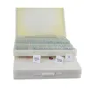 biology laboratory plastic prepared microscope slides box