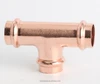 Copper M profile press pipe fitting plumbing fitting