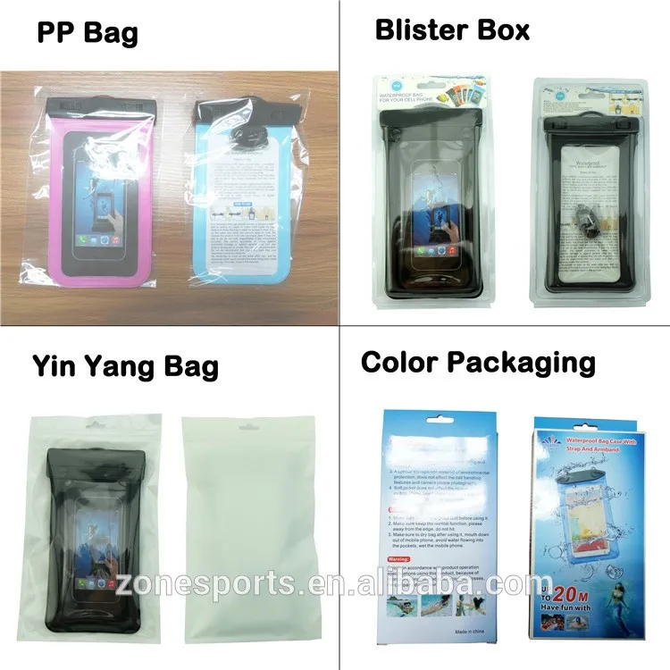 Hign quality pvc phone waterproof case for all smartphone,waterproof phone case for mobile phone