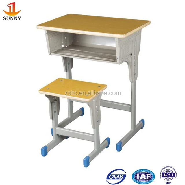 Standard Weight And Length Modern School Classroom Chair Desk
