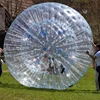 Adults grass zorb ball 100ft Inflatable Roll Zorb Ball PVC human bubble rolling balloon