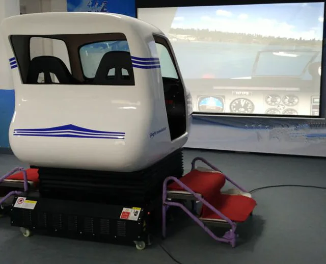 Dynamic 2-Seat Flight Simulator for Training - Ideal for Flight ...