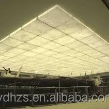 White Gloss Decorative Ceiling Panel Translucent Resin Panel 2440