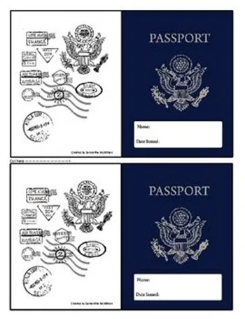 fake passport generator fake passport template