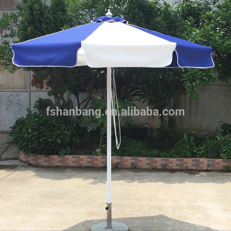 Customized Stylish Cafe Parasol Unique 5 head Patio Umbrella for coffee shop