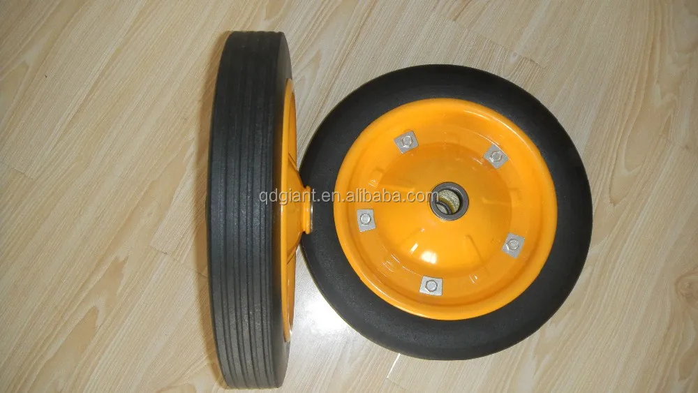 13"x3" low price solid rubber wheel for wheelbarrow WB3800