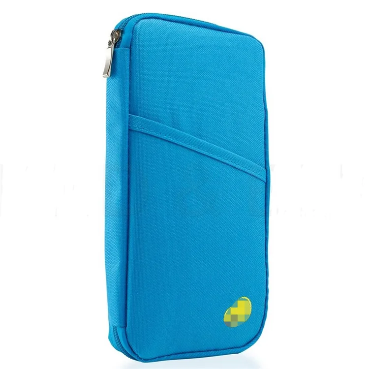 New Zipper Passport Pouch Cash Wallet Travel Passport Credit Id Card