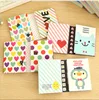 Simple Memo Pads Cute Cartoon Animal Cat Bear Memo Pad Kids Korean Stationery Sticky Note Paper Sticker sticky note case