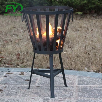 Outdoor Round Design Metal Garden Fire Bowl Heater Pit Basket Outdoor Round Design Metal Garden Fire Bowl Heater Pit Basket
