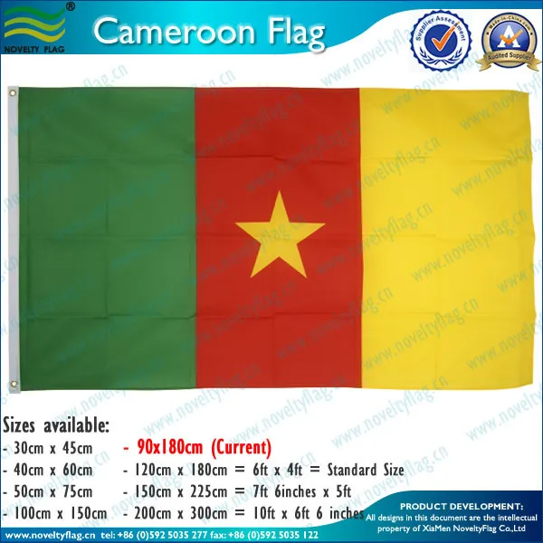 Dura Poly 3x5 Feet Country Cameroon National Flag Buy Cameroon Flag Cameroon Country Flag Cameroon National Flag Product On Alibaba Com