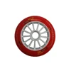 High quality inline skate wheel roller blade wheel red color super high rebound PU roller skates wheels