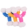 Multicolor Shaped Molar Safe Non-toxic Hard Natural Durable Rubber Dog Toy