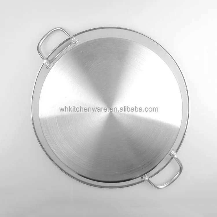 Stainless Steel Commercial Quality 813 Inch Electric Paella Pan Spanish Cookware For Restaurant