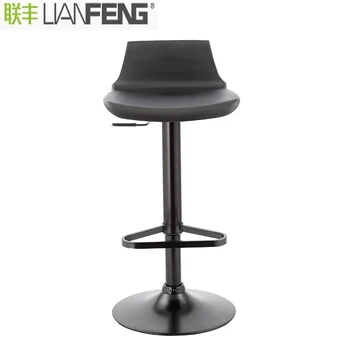 Low Back Modern Adjule Height Swivel Plastic Metal Outdoor Bar Stool Chair Fixed Low Back Modern Adjule Height Swivel Plastic Metal Outdoor Bar Stool Chair Fixed