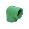 Hot And Cold Drinking fitting for ppr pipe Water Supply ppr names pipe fittings ppr pvc pipe fitting green 90 deg elbow
