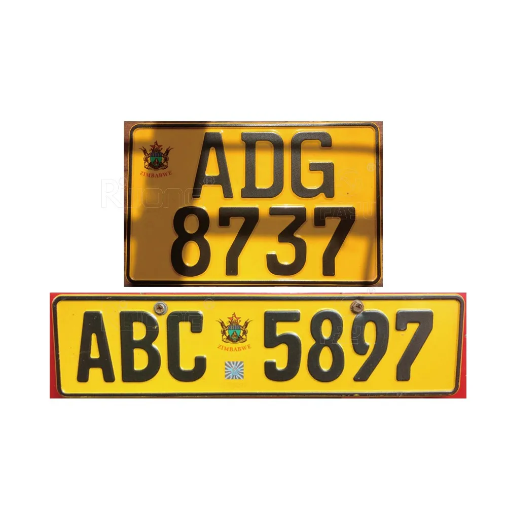 Zimbabwe car license plate number plate, View License plate, Riwong ...