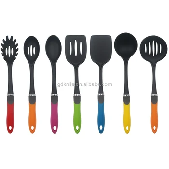 colored kitchen spatulas