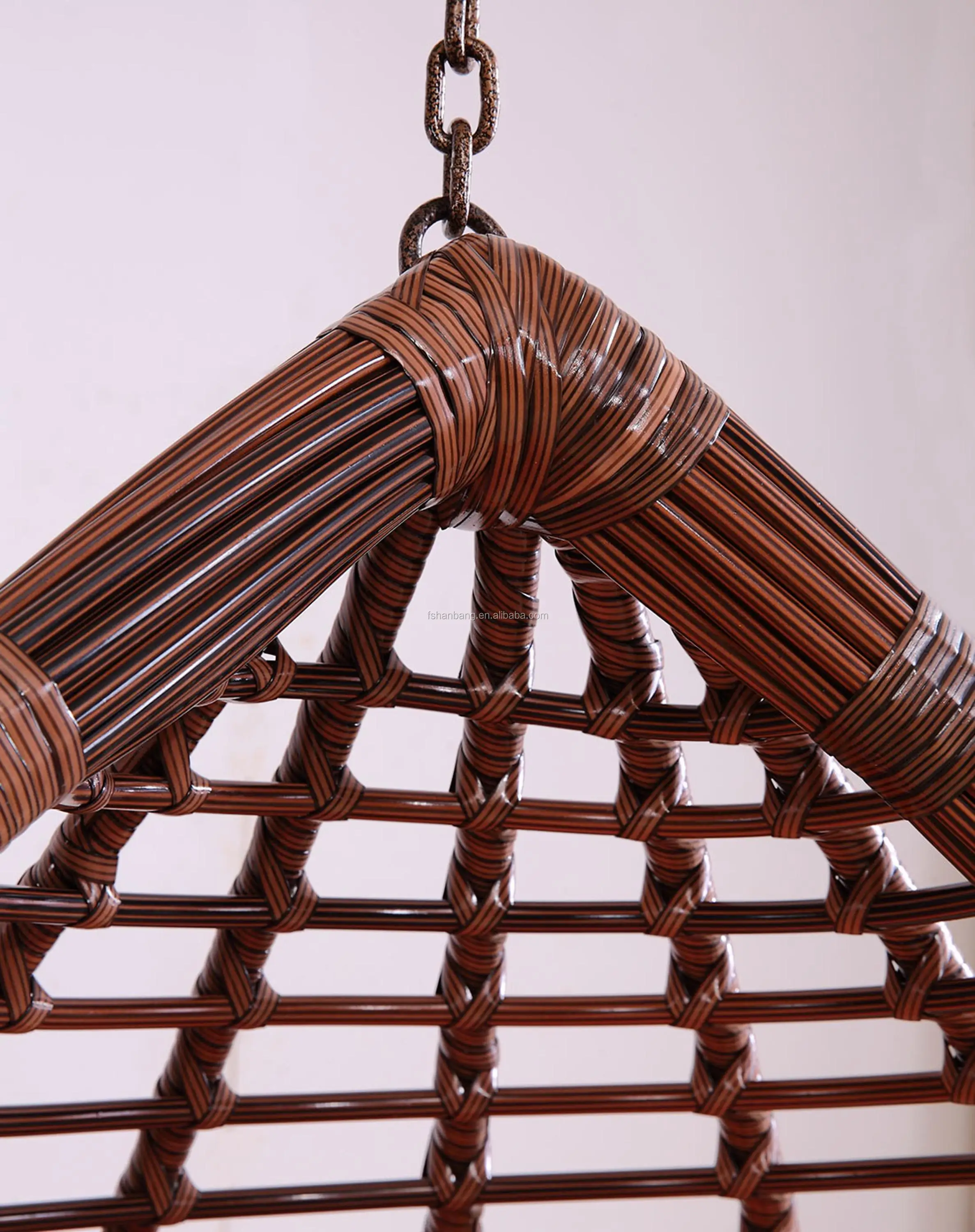 Super Patio Brown Rattan Hanging Chair Buy Rattan Hanging Chair