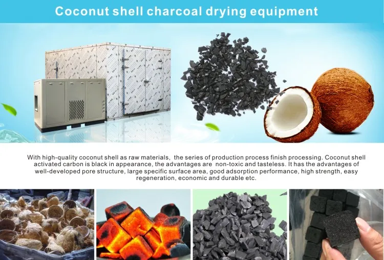 Df/hp12 Coconut Shell Charcoal Dryer For Macadamia Nut Shell Charcoal