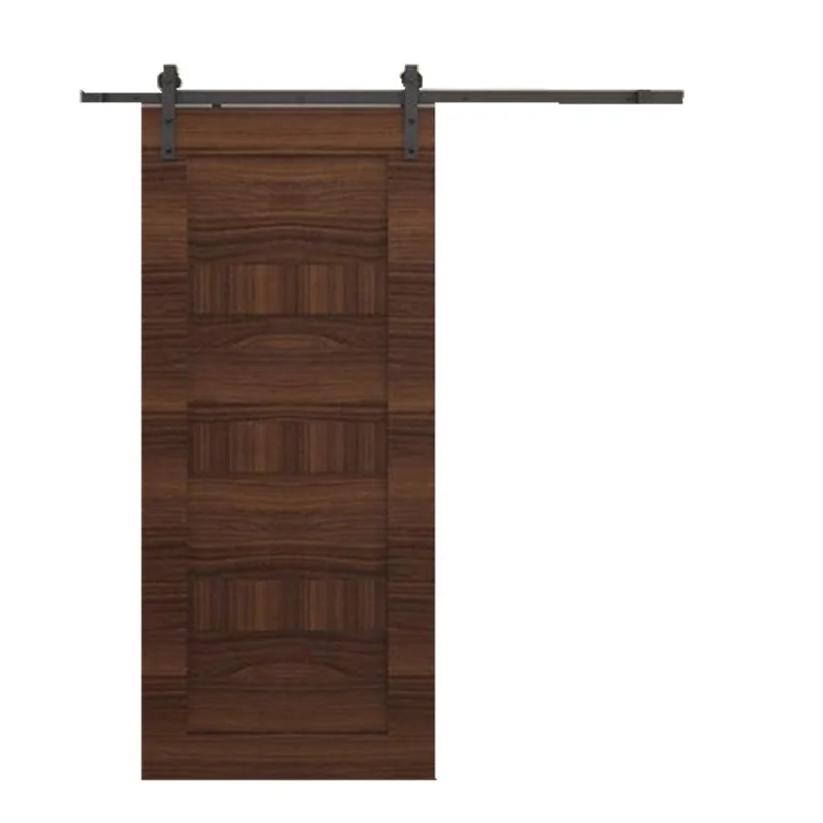 Cabinet Sliding Barn Wood Door Hardware With Soft Closing Damper