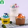 custom printed disposable paper ice cream cups