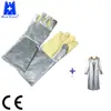 Aluminum Coated Fire Resistant Welding Working Safety Hand Gloves