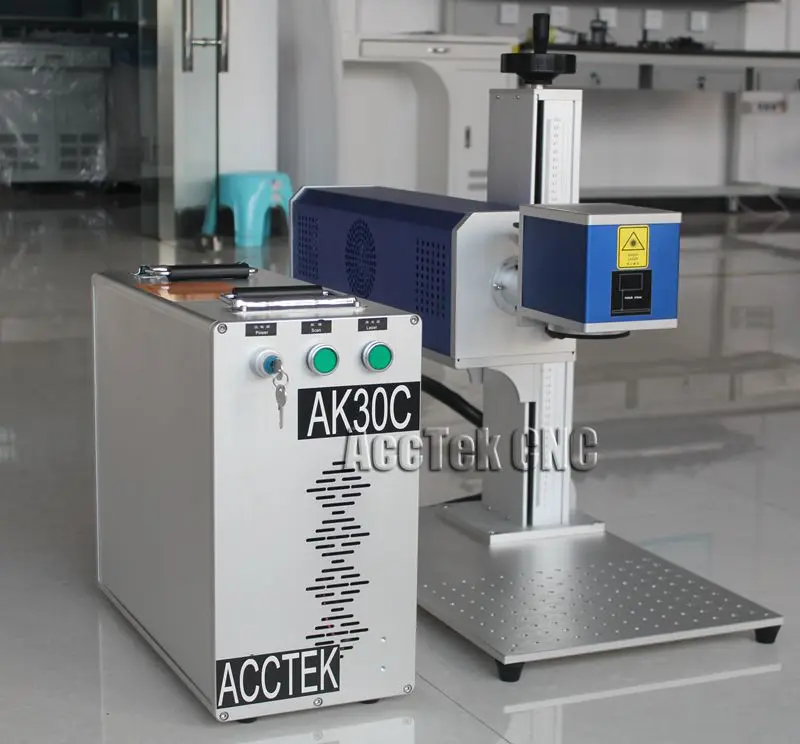 Co2 laser machine price laser galvo marking machine CO2 Metal tube RF laser marking machine