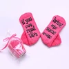 if you can read this cupcake gift fuzzy Funny wine socks for women
