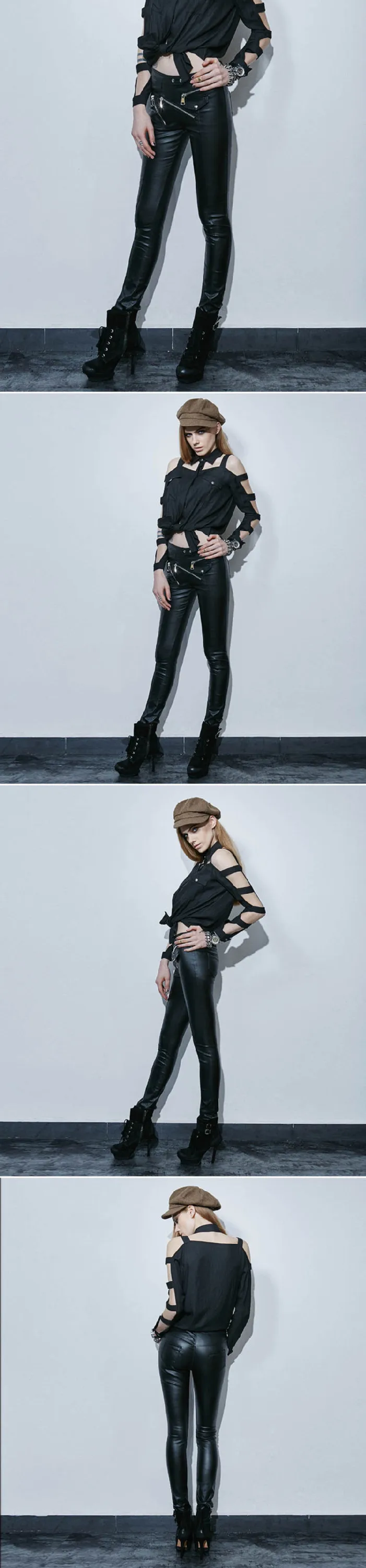 K 2ファッション女性ゴシックパンクストリートウェアレザーホットパンツ Buy レザーホットパンツ ゴシックパンクパンツ ストリートウェアパンツ Product On Alibaba Com