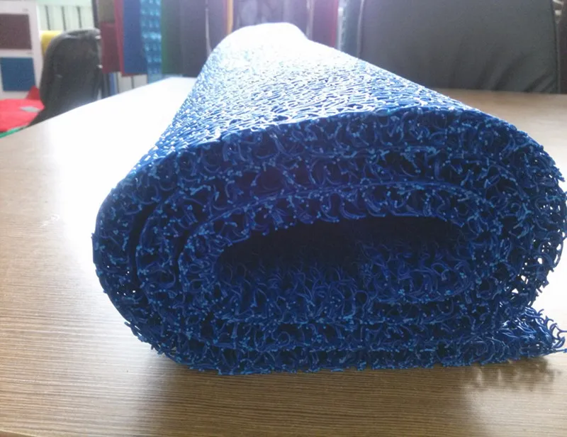 Vinyl Loop Or Mesh Matting Pvc Coil Cushion Mat With Grid Backing Buy