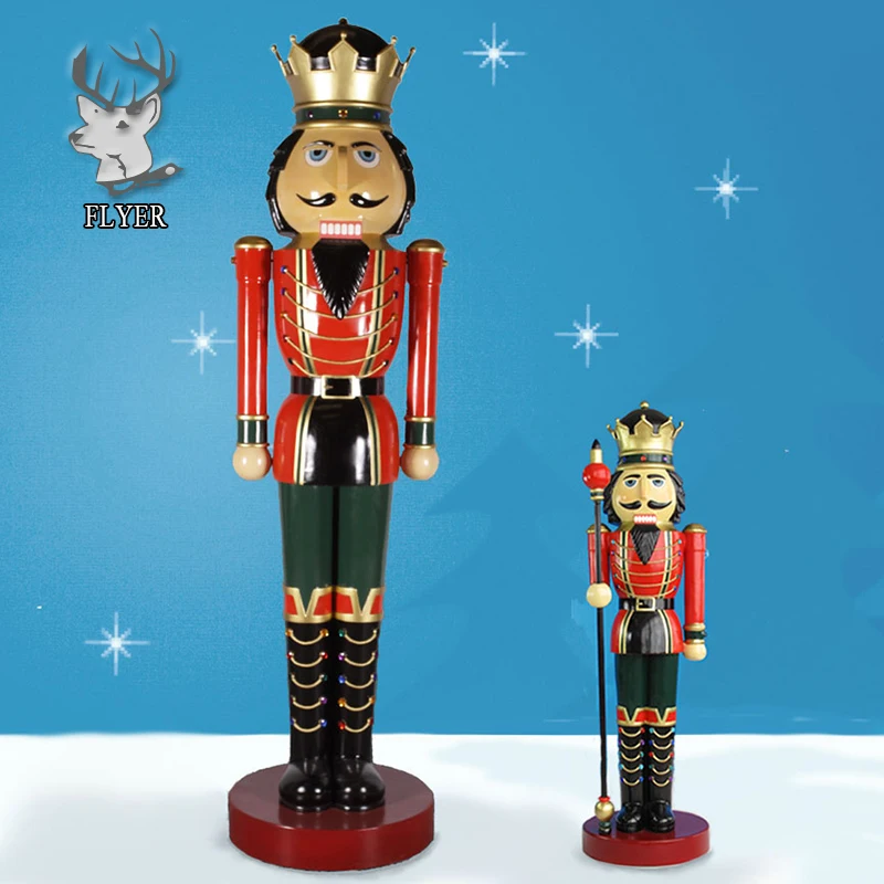 Life Size Resin Christmas Ornament Nutcracker Soldiers Statue - Buy