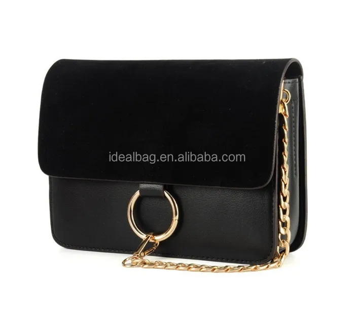 classic black handbag