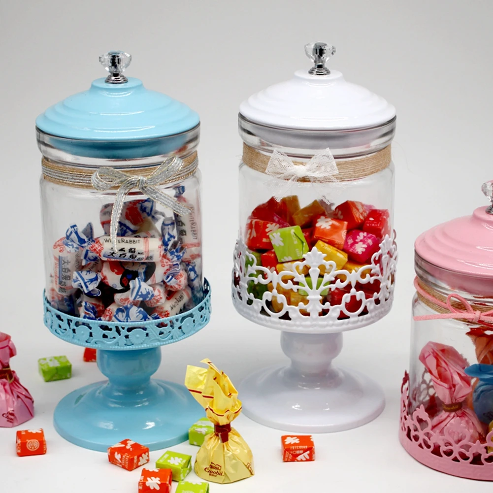 Aliisar Bestselling European And American Wedding Glass Candy Jar With Lid Buy Glass Clear