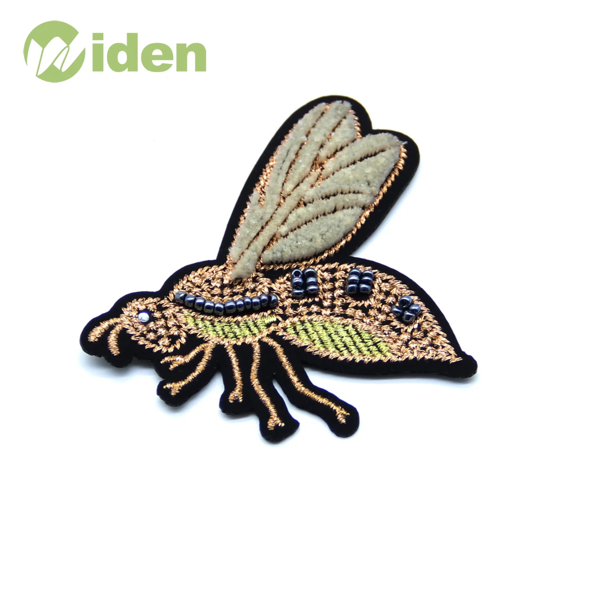 2018 New In Beaded Insect Style Fuzzy Patches for Hats 3D Applique