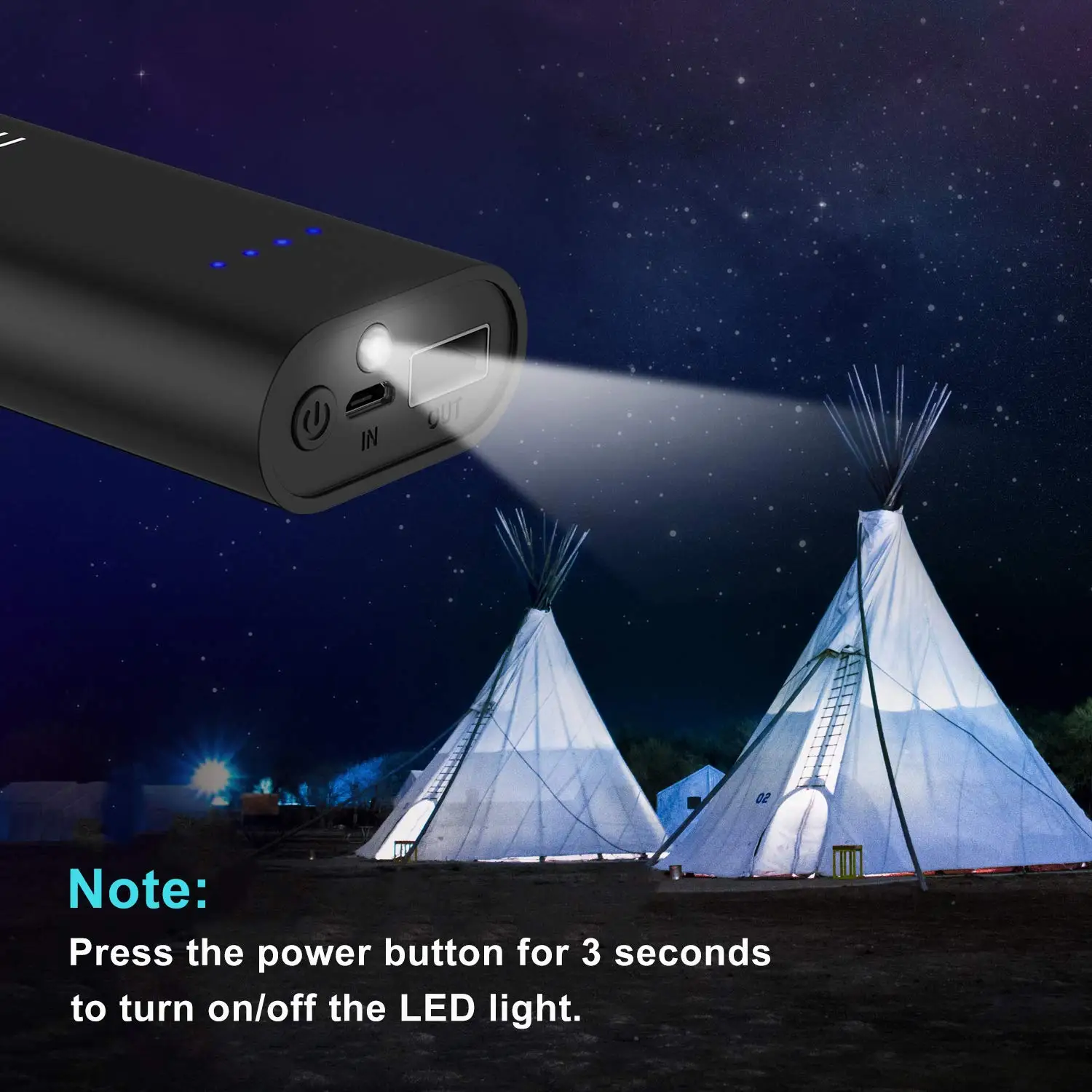 Mobile Accessories Phone Power Bank 5V 2.4A 5200mah portable mini power bank for smart mobile with flashlight - ANKUX.COM