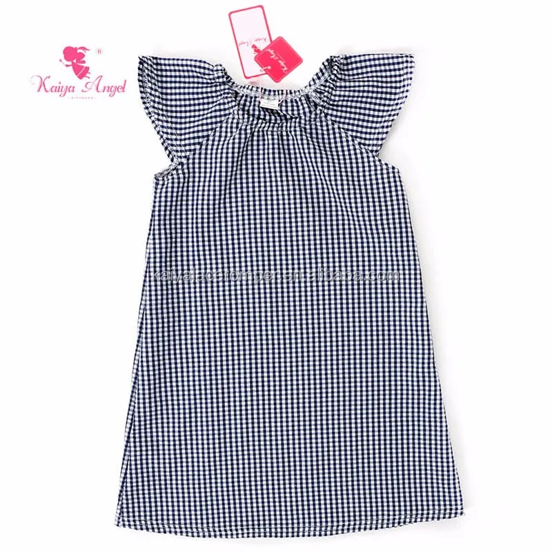 checked baby dress