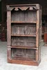 Rise Only rustic wooden french style furniture bookcase with shelf home library bookcases