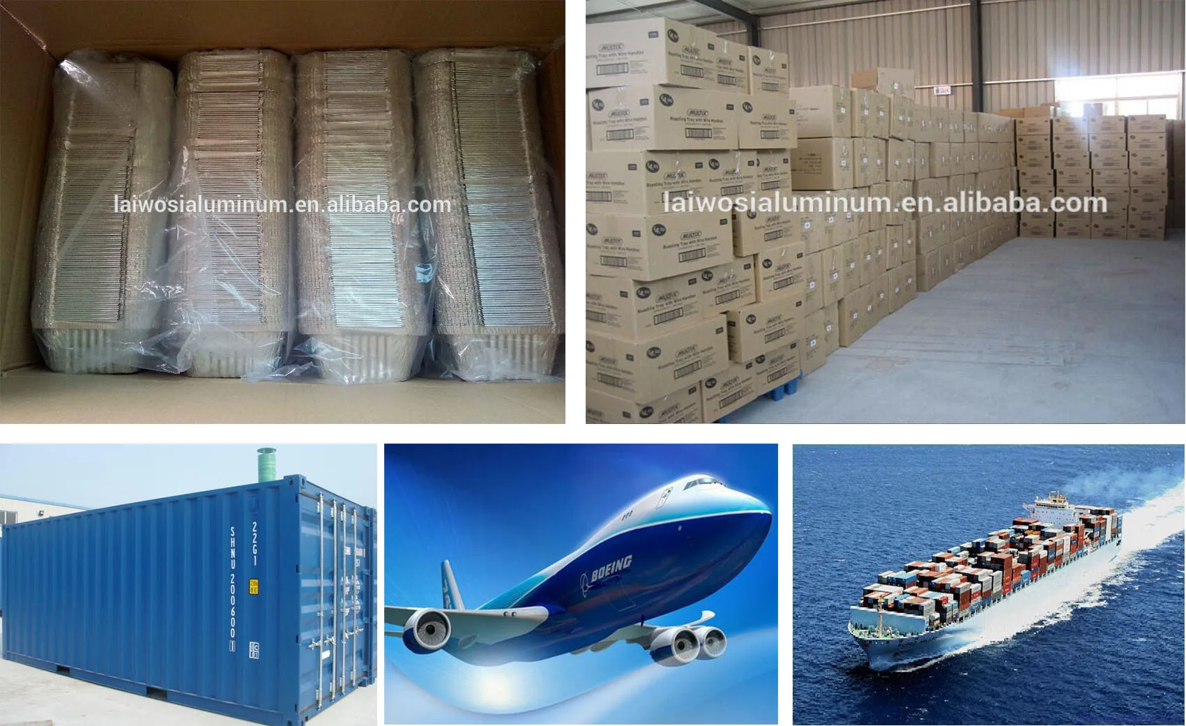 Colorful Aluminum Foil Airline Food Container/Tray