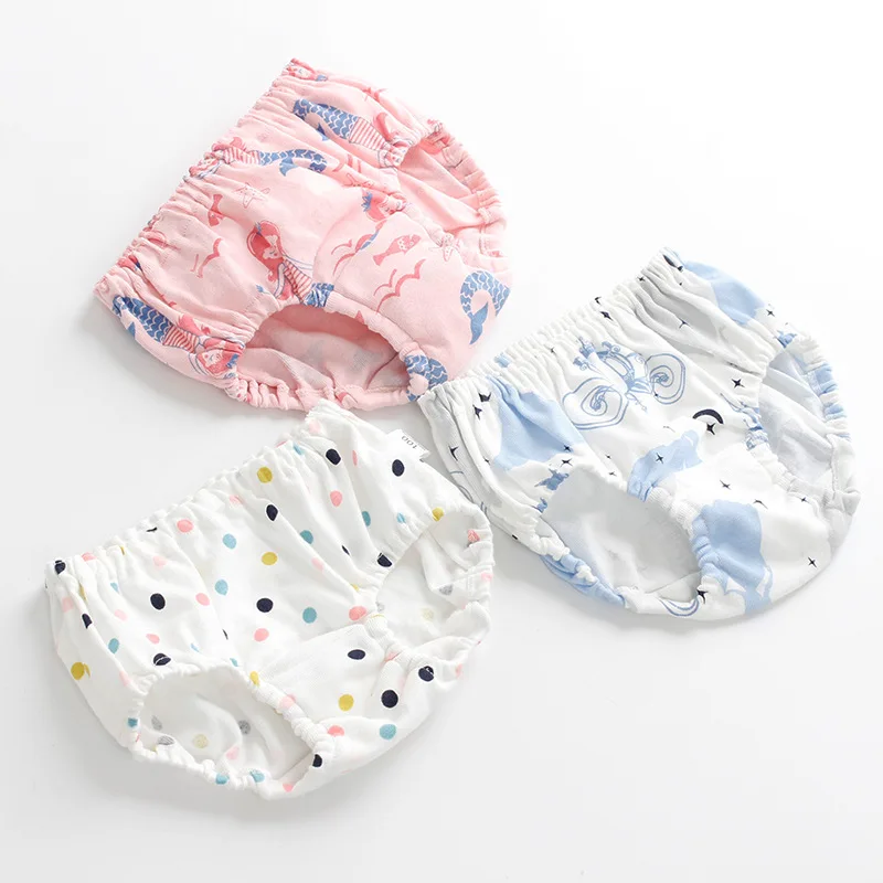 Children's Cotton Female Baby Cotton Briefs Underwear Children