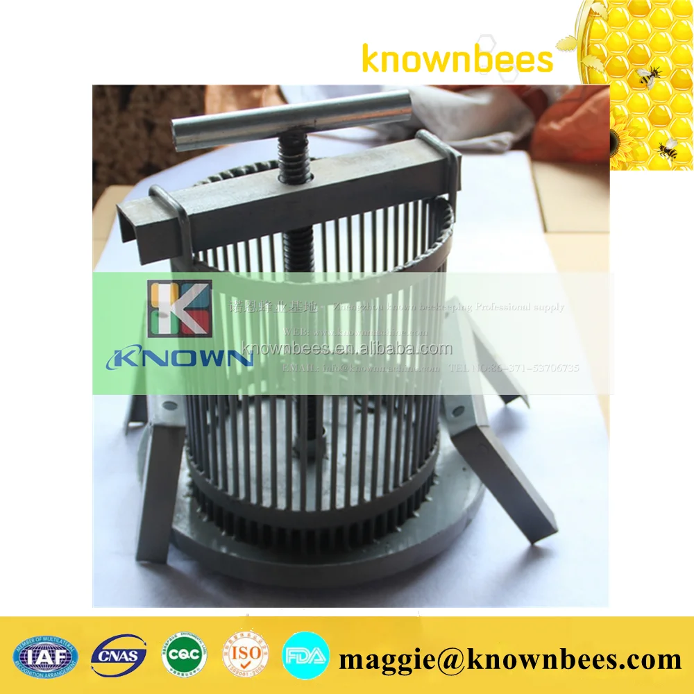 2023 Stainless Steel Honey Bee Wax Press For Sale Honey Processing Equipment Beeswax Separator