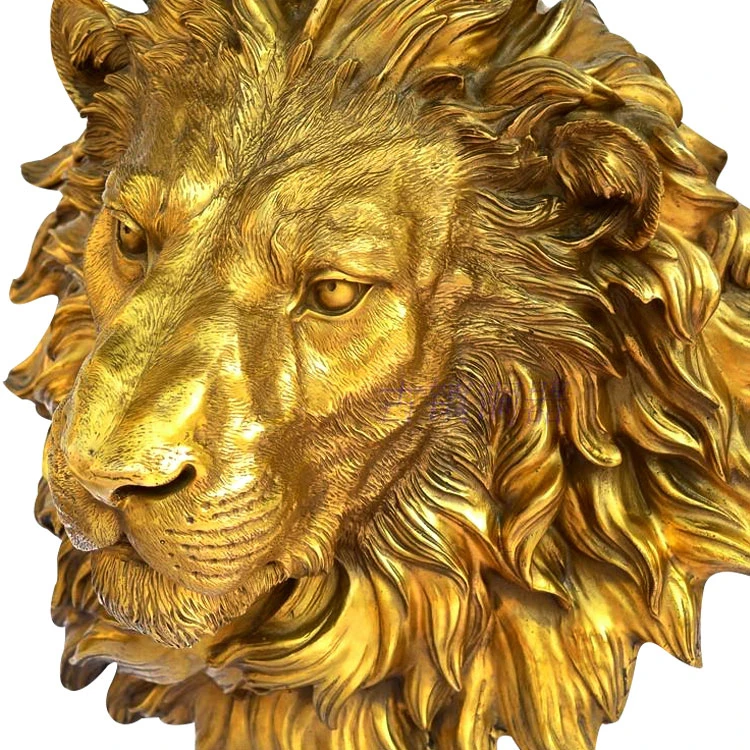 Casting Wall Mounted Brass Lion Head Metal For Sale Buy Bronze Head