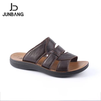 leren mannen slippers